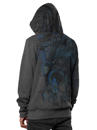 grey tribal psychedelic hoodie 